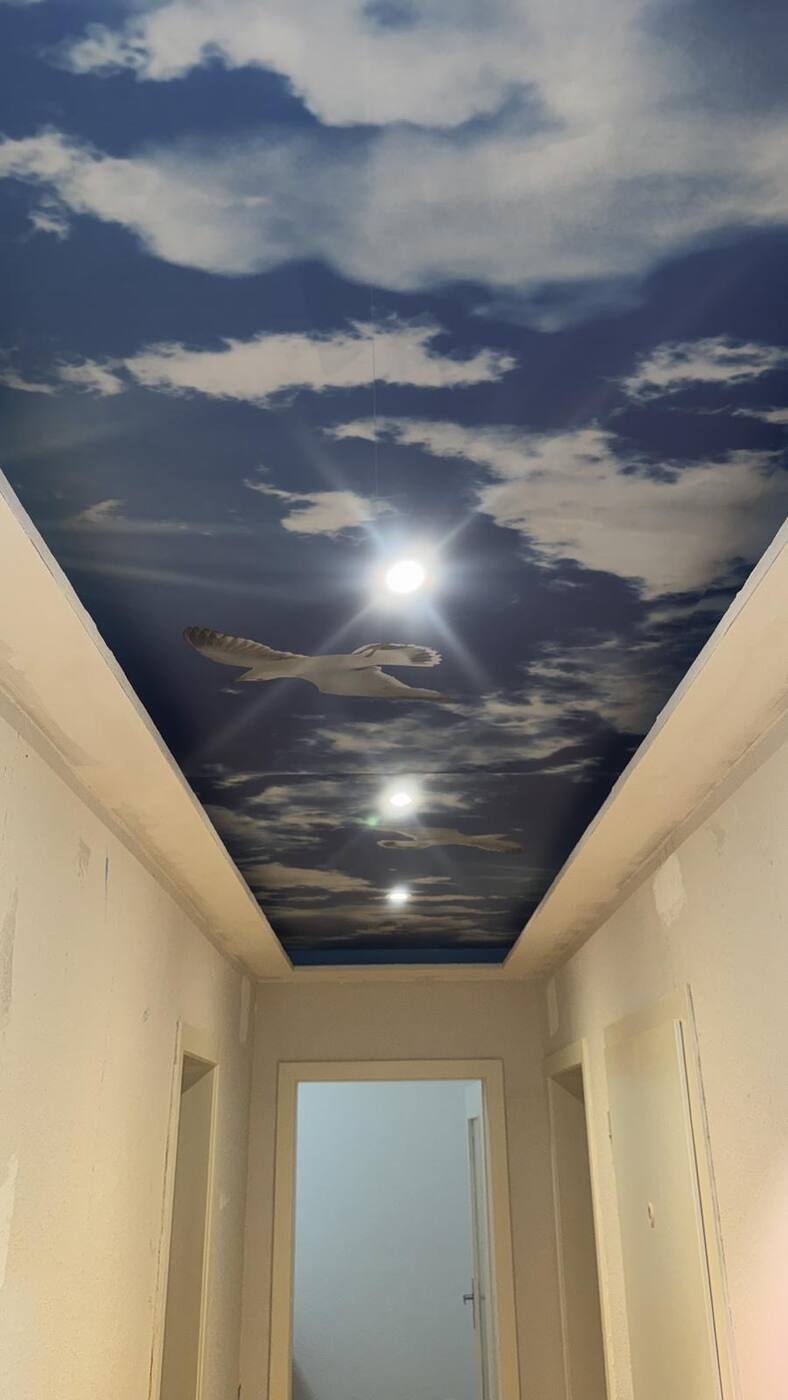 Motiv-Spanndecke „Himmel“