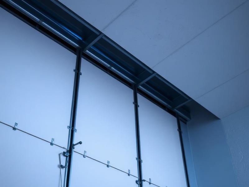 Trockenbau Ständerwand mit Metallprofilen